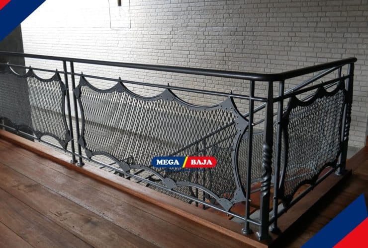 railing besi plat