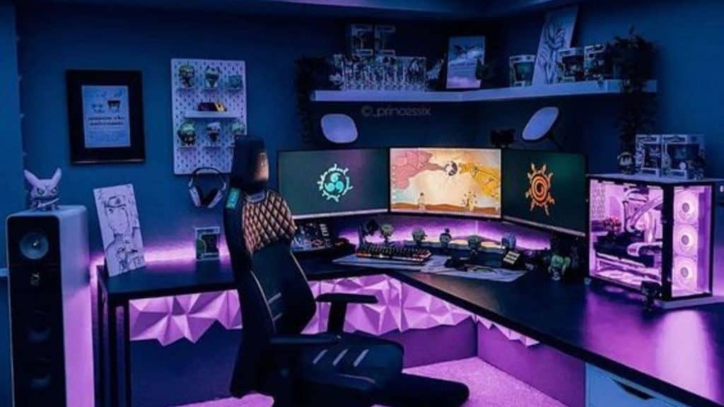 Kamar Gaming Futuristik