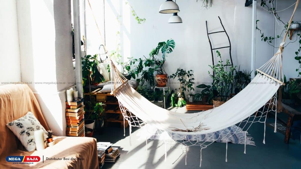 Ruangan Semakin Cozy dengan Boho Style Hammock