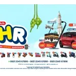 Promo THR Mega Baja 2025 dengan hadiah utama mobil Agya dan hadiah menarik lainnya.